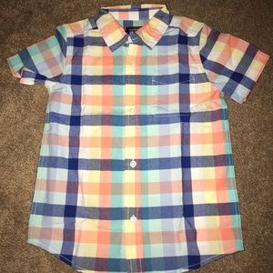 Children’s Place plaid button down shirt size 5t